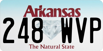 AR license plate 248WVP