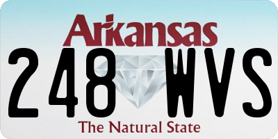 AR license plate 248WVS