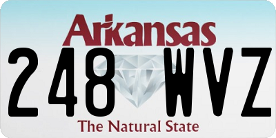 AR license plate 248WVZ