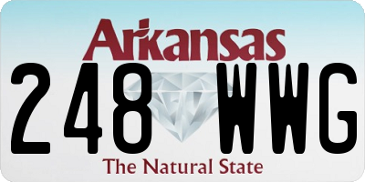 AR license plate 248WWG