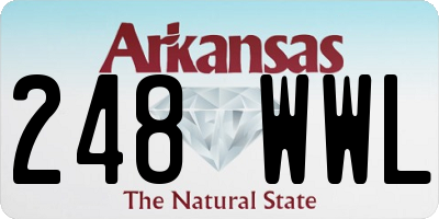 AR license plate 248WWL