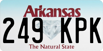 AR license plate 249KPK