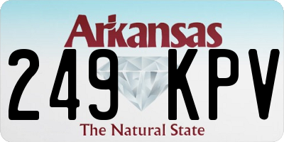 AR license plate 249KPV
