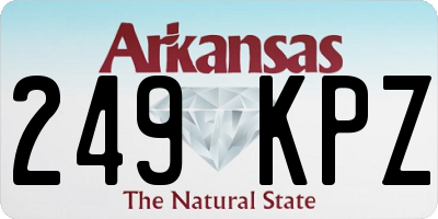 AR license plate 249KPZ