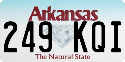 AR license plate 249KQI
