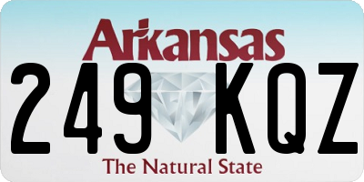 AR license plate 249KQZ