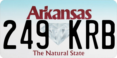 AR license plate 249KRB