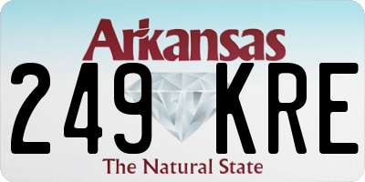 AR license plate 249KRE