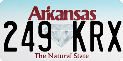 AR license plate 249KRX