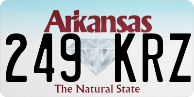 AR license plate 249KRZ