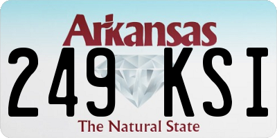 AR license plate 249KSI