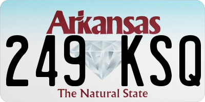 AR license plate 249KSQ