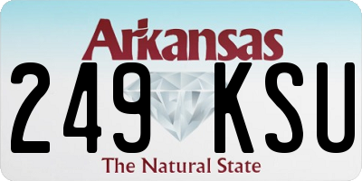 AR license plate 249KSU