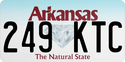 AR license plate 249KTC