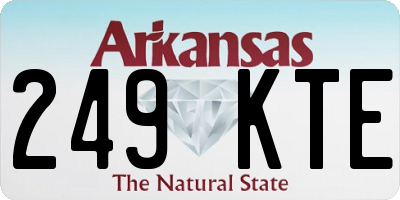 AR license plate 249KTE