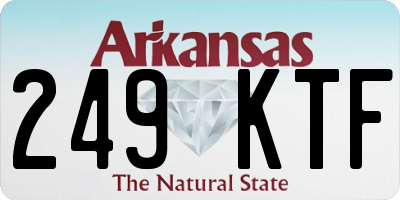AR license plate 249KTF