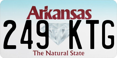 AR license plate 249KTG