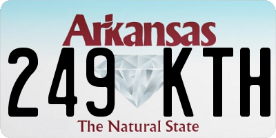 AR license plate 249KTH