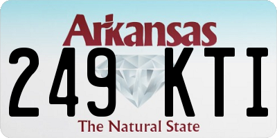 AR license plate 249KTI