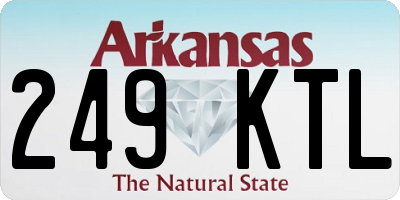 AR license plate 249KTL