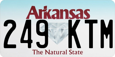 AR license plate 249KTM
