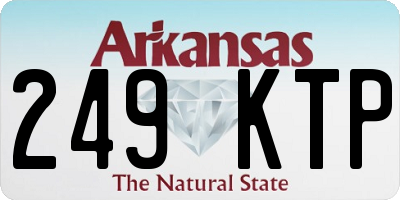 AR license plate 249KTP