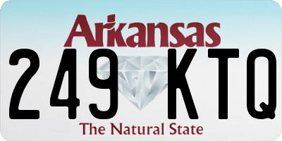 AR license plate 249KTQ