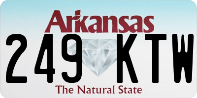 AR license plate 249KTW