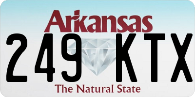 AR license plate 249KTX