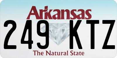 AR license plate 249KTZ