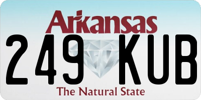AR license plate 249KUB