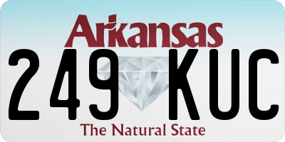 AR license plate 249KUC