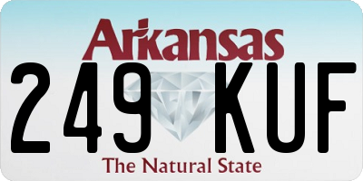 AR license plate 249KUF