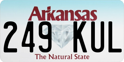 AR license plate 249KUL