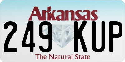 AR license plate 249KUP