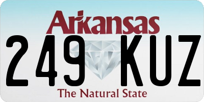 AR license plate 249KUZ