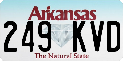 AR license plate 249KVD