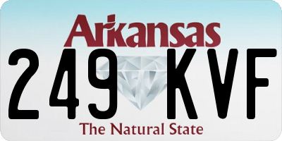 AR license plate 249KVF