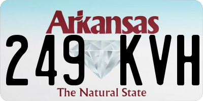 AR license plate 249KVH