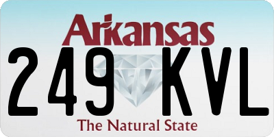 AR license plate 249KVL