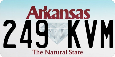 AR license plate 249KVM