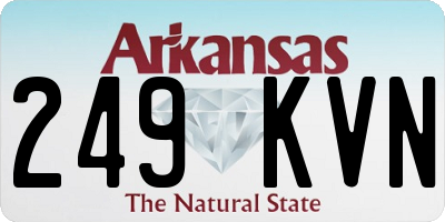 AR license plate 249KVN