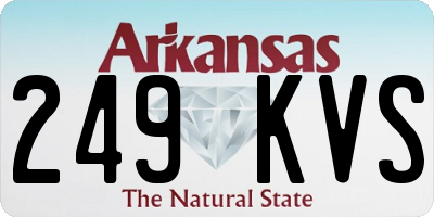 AR license plate 249KVS