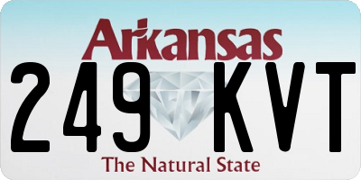 AR license plate 249KVT