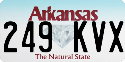 AR license plate 249KVX
