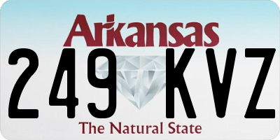 AR license plate 249KVZ
