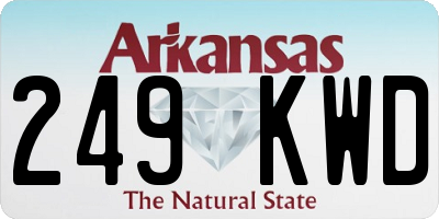 AR license plate 249KWD
