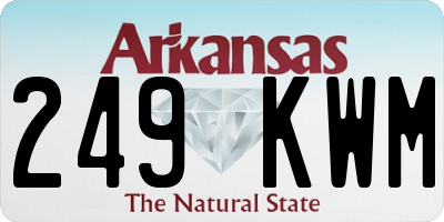 AR license plate 249KWM