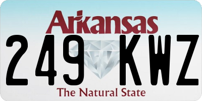 AR license plate 249KWZ
