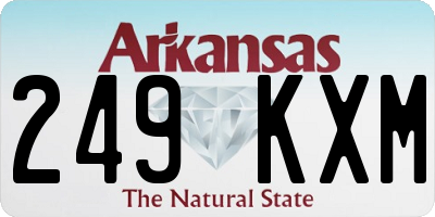AR license plate 249KXM